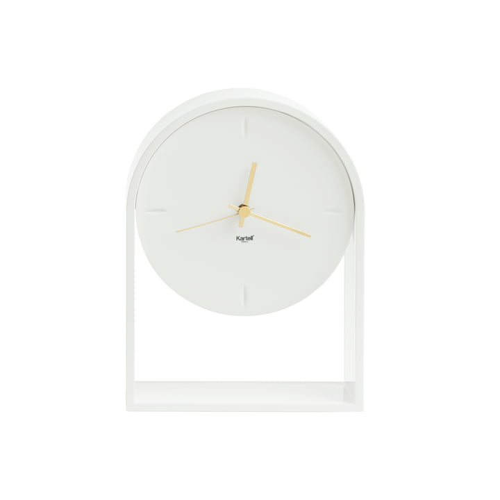The Kartell - Air du Temps Table Clock in White