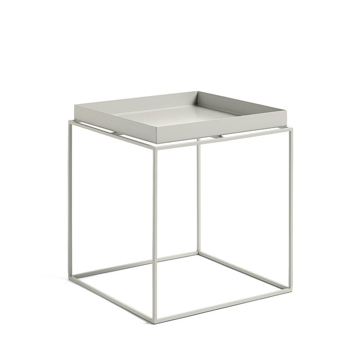 Tray Table 40 x 40 cm by Hay in Warm Grey