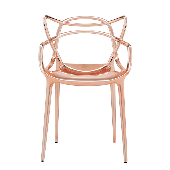 The Kartell - Masters chair, metallic copper