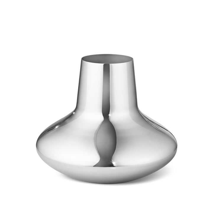 Georg Jensen - Henning Koppel Vase, Medium, Polished Stainless Steel.