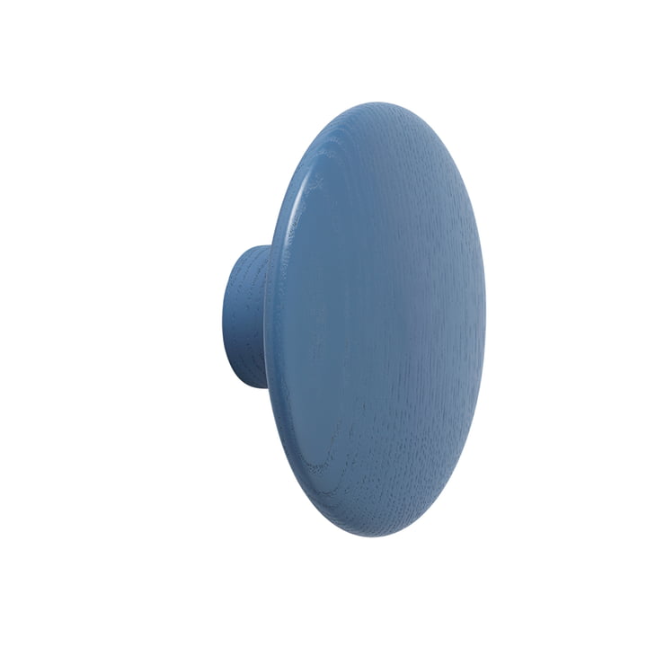 Wall hook "The Dots" single medium from Muuto in pale blue