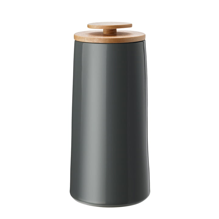 The Stelton - Emma coffee tin / storage tin in dark grey