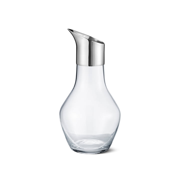 Georg Jensen - Sky Water jug, glass / stainless steel