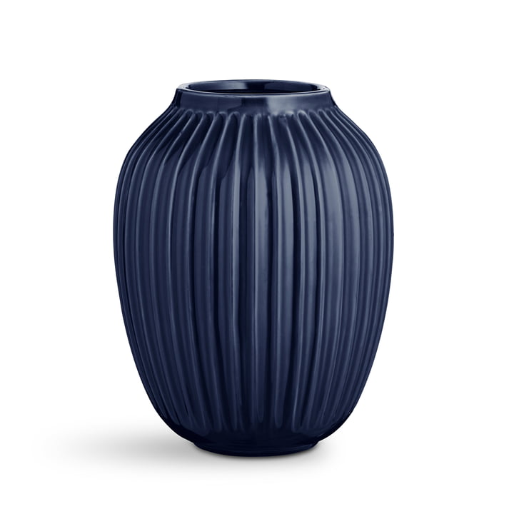 Dark blue Hammershøi vase by Kähler Design