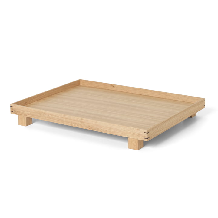Bon Wooden tray large by ferm Living in oak