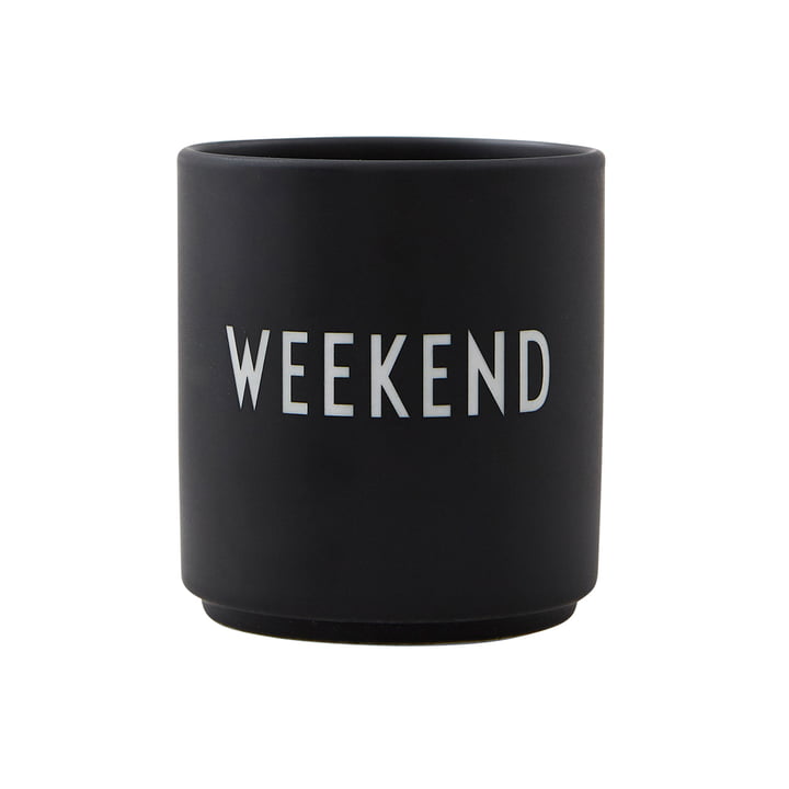 AJ Favourite Porcelain mug Weekend from Design Letters