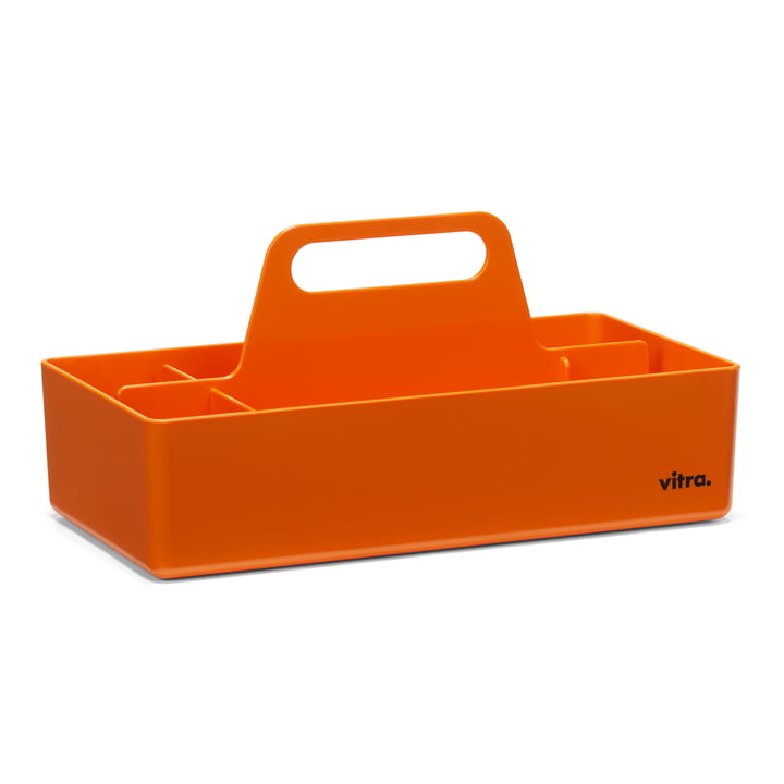 Storage Toolbox from Vitra in tangerine
