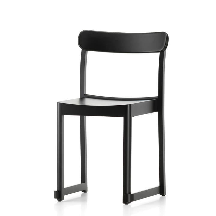 Atelier Chair from Artek in black lacquered beech (felt glides)