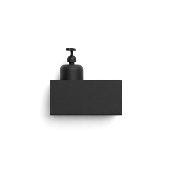 Nichba Design - Wall shelf, L 20 cm / black