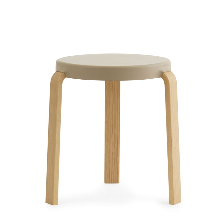 Tap stool by Normann Copenhagen in oak / sand
