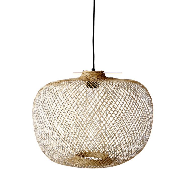 Bamboo pendant lamp from Bloomingville, Ø 42 x H 30 cm