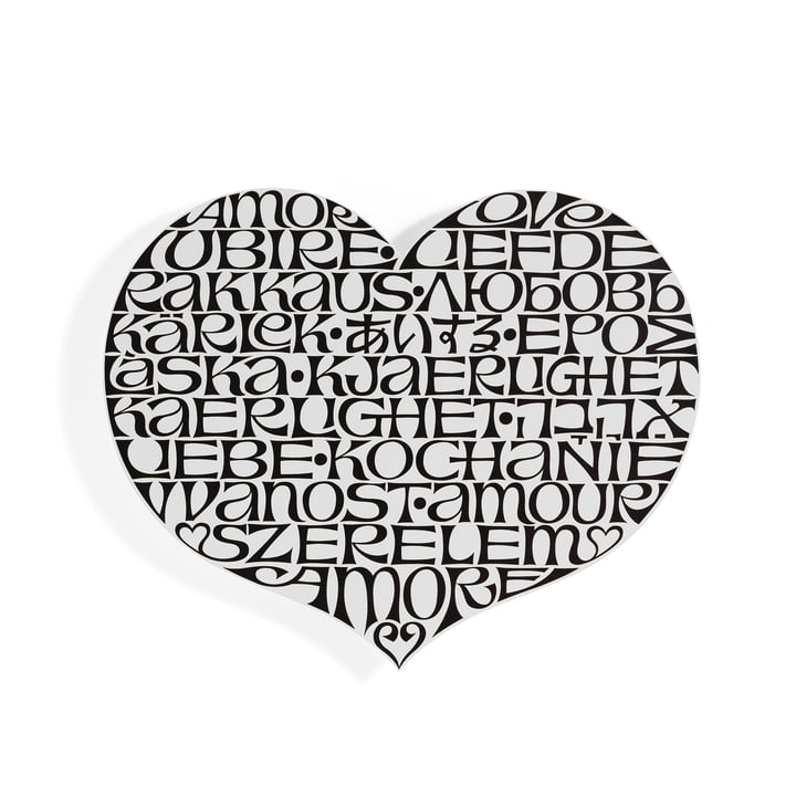 Metal Wall Relief International Love Heart by Vitra