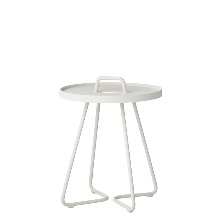 On-the-move Side table Ø 37 x H 42 cm from Cane-line in white