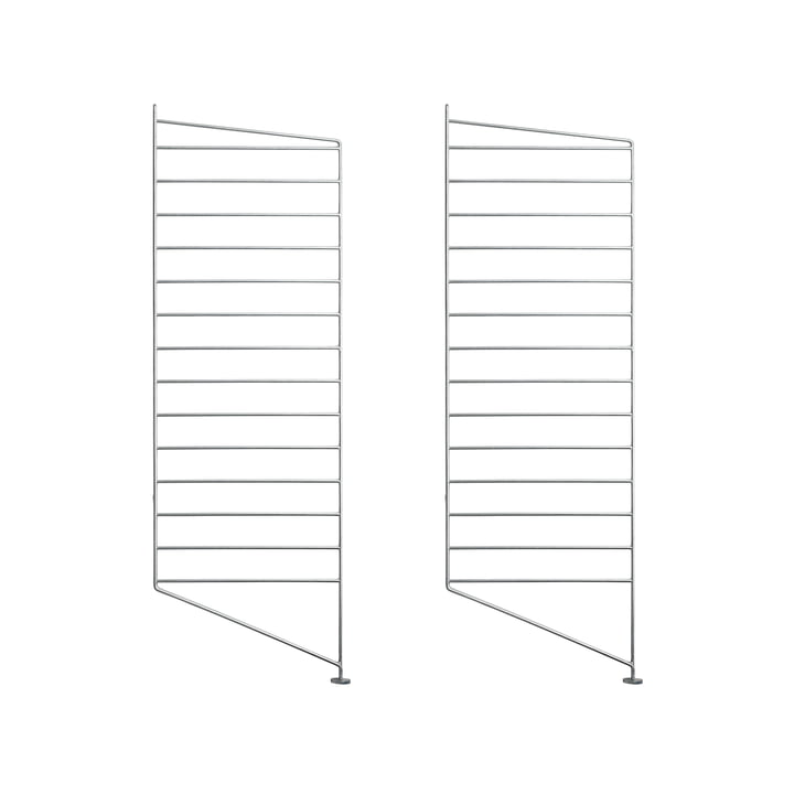 Floor ladder for String shelf 85 x 30 cm (set of 2) from String in galvanized