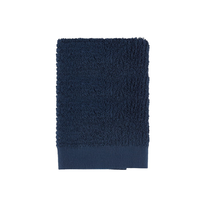 Classic Guest towel, 50 x 70 cm in dark blue from Zone Denmark