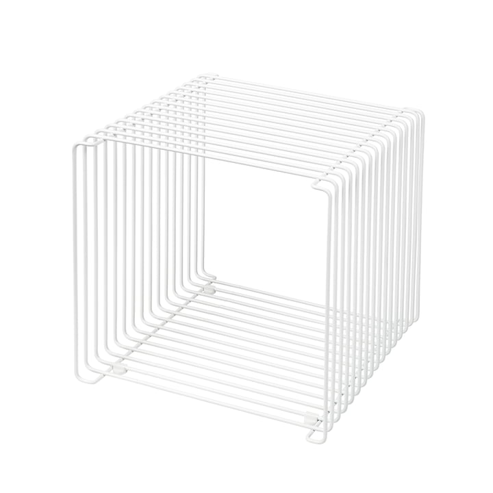Panton Wire Shelf / side table 34.8 cm from Montana in snow