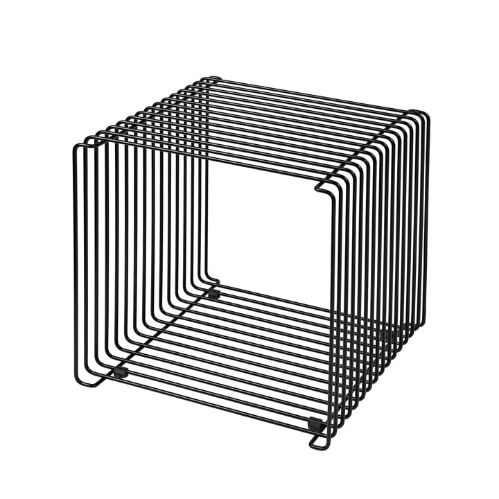 Panton Wire shelf / side table 34,8 cm from Montana in black