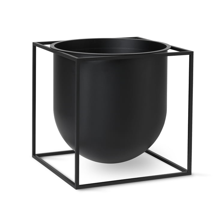 Cube Flowerpot 23 from Audo in black