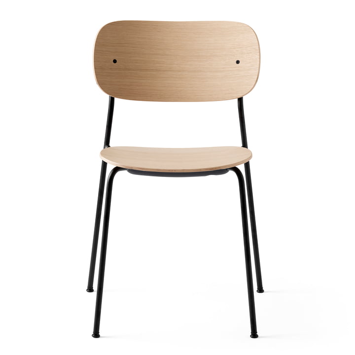 Co Dining Chair in black / natural oak from Audo