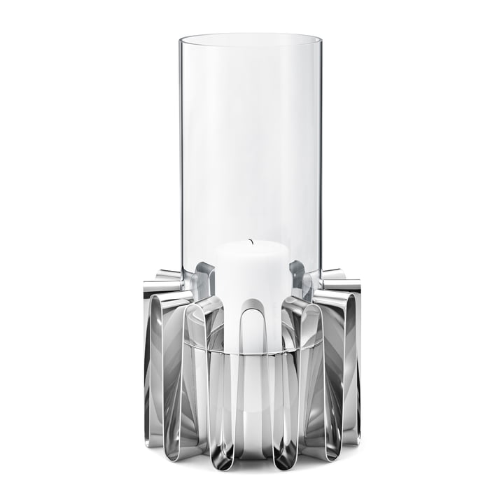 Frequency Hurricane Lantern in large by Georg Jensen 