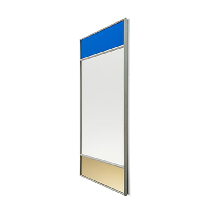 Vitrail wall mirror 50 x 70 cm from Magis in light grey / multicoloured