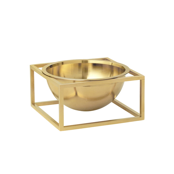 Kubus Bowl Centerpieces H 7 cm small from Audo in gold-plated
