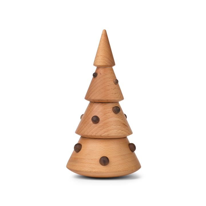 Christmas tree decoration figure in walnut / beech from Spring Copenhagen