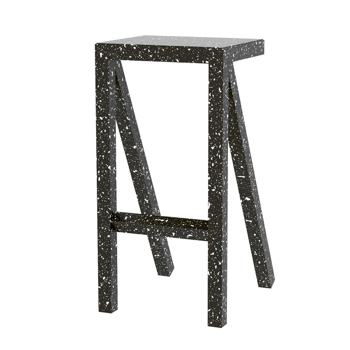 Bureaurama kitchen stool H 62 cm in black from Magis