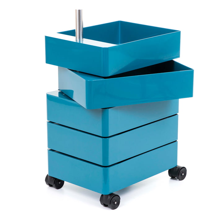 360° Container 5 compartments in blue from Magis