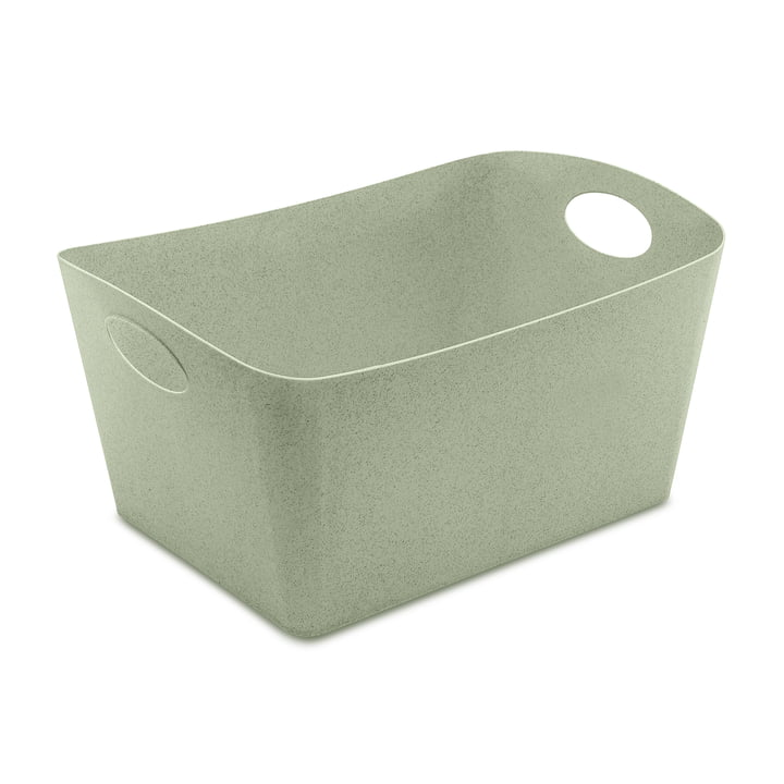 Boxxx L Storage box in organic green from Koziol