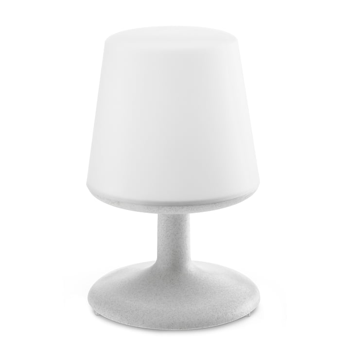 Light to go cordless table lamp in organic grey by Koziol 