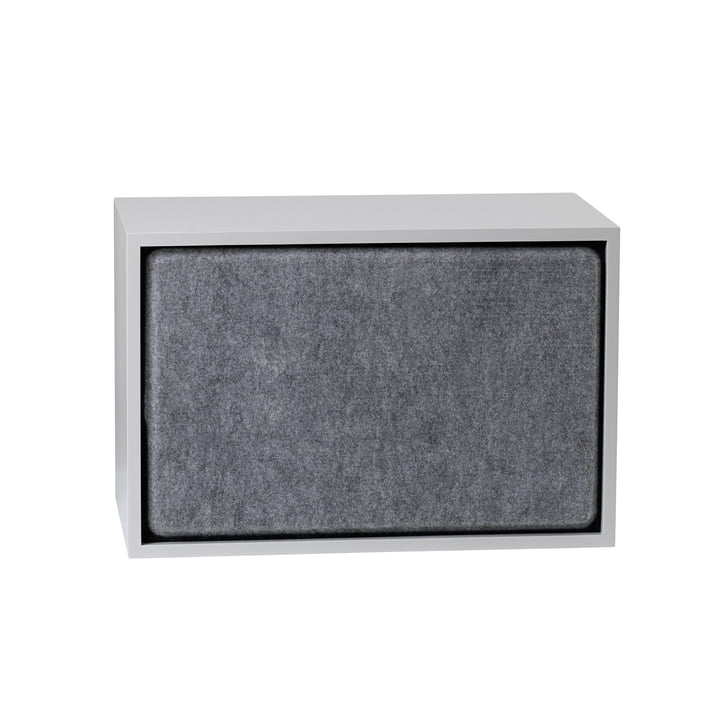 Stacked Acoustic Panel, large in grey melange by Muuto
