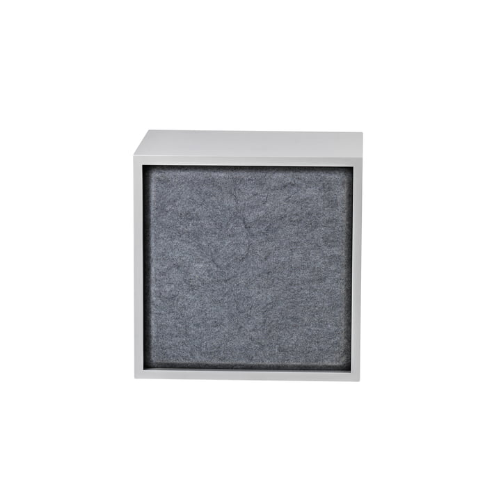 Stacked Acoustic Panel, medium in grey melange by Muuto
