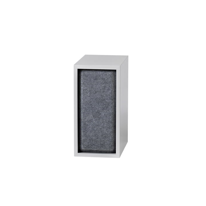 Stacked Acoustic Panel, small in grey melange by Muuto