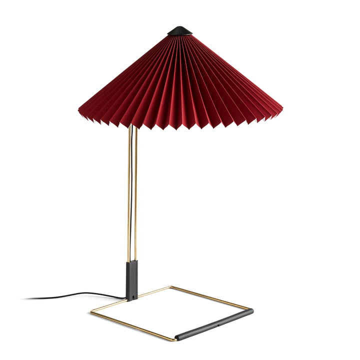 Matin LED table lamp L, oxide red from Hay