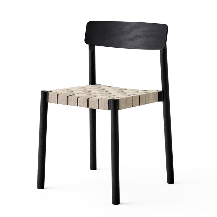 Betty TK1 Chair in black / natural from & Tradition
