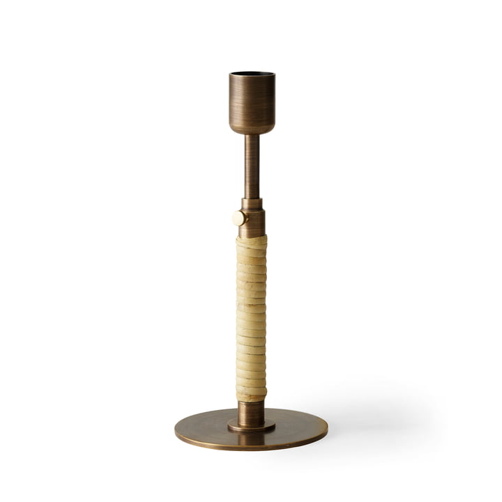 Duca candlestick, burnished brass from Audo