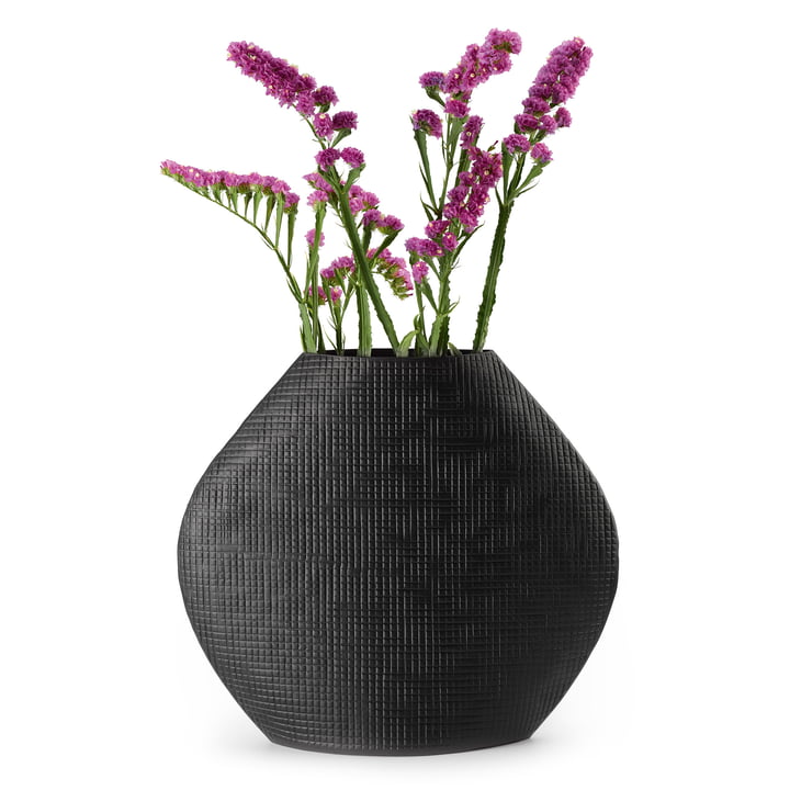 Outback Vase L in black by Philippi