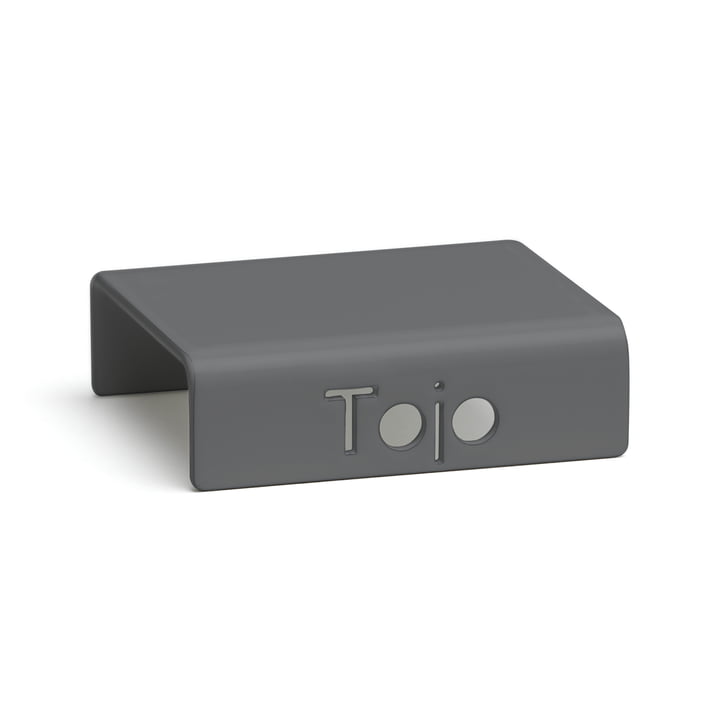 Clip for high stacker shelving system from Tojo in anthracite