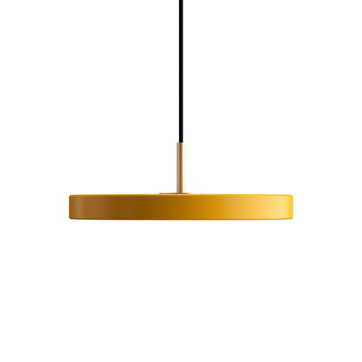Asteria Mini LED pendant light from Umage in saffron yellow