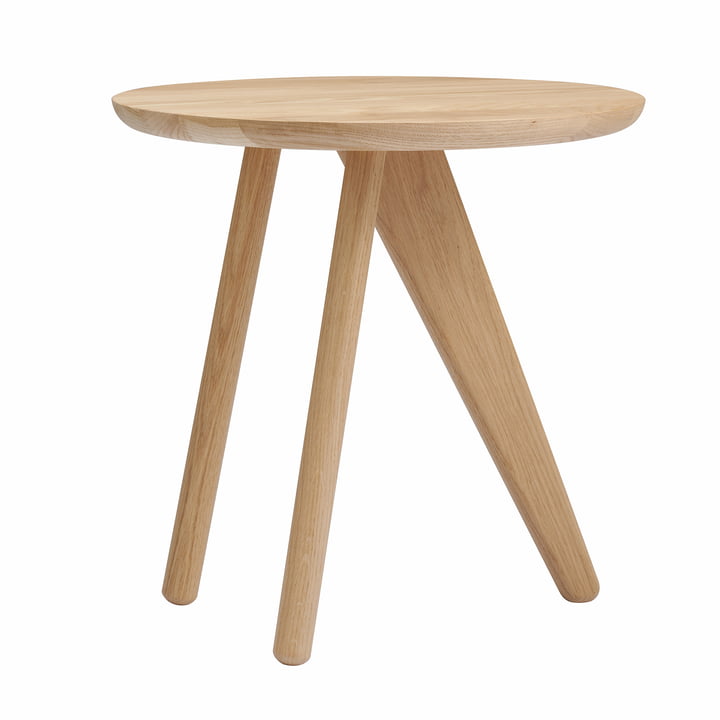 Fin Side table Ø 40 x H 40 cm from Norr11 in oak nature