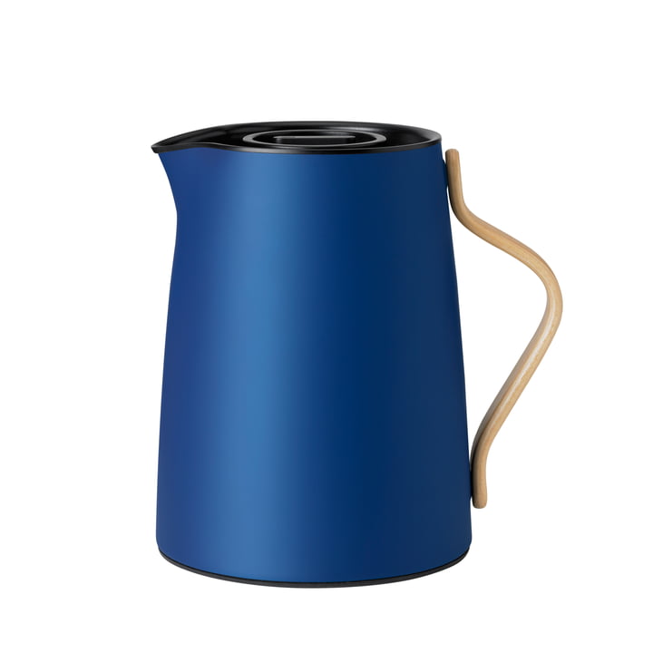 Emma tea vacuum jug 1 l from Stelton in dark blue