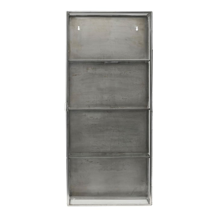Zinc wall cabinet 80 cm from House Doctor in stainless steel / glass