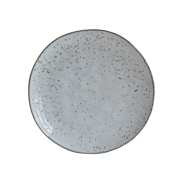 Plate Rustic Ø 20,5 cm, gray blue from House Doctor