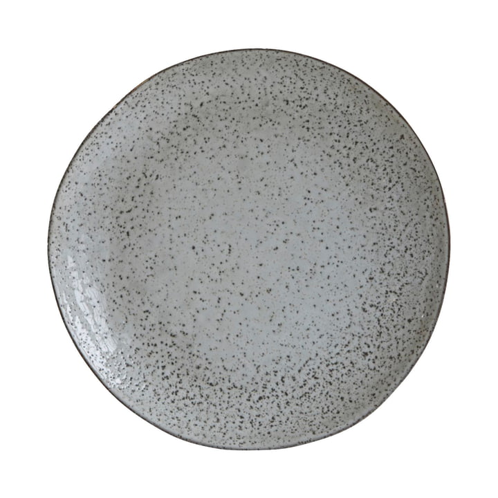 Plate Rustic Ø 27,5 cm, gray blue from House Doctor