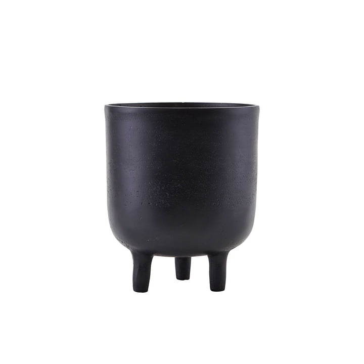 Jang flowerpot, Ø 15 x H 18 cm, black by House Doctor