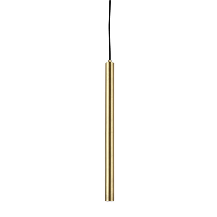 Pipe Two LED pendant luminaire from Norr11 in brass / black