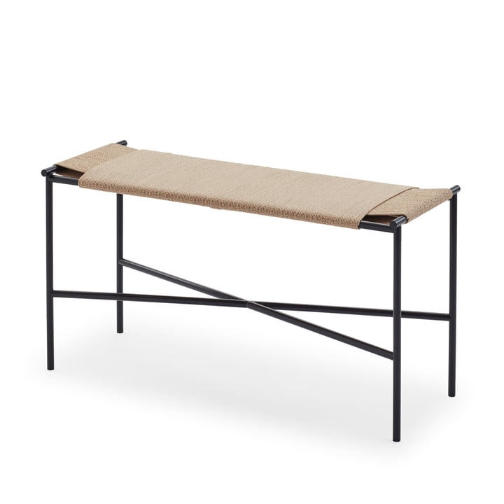 Vent bench from Skagerak in black / nature