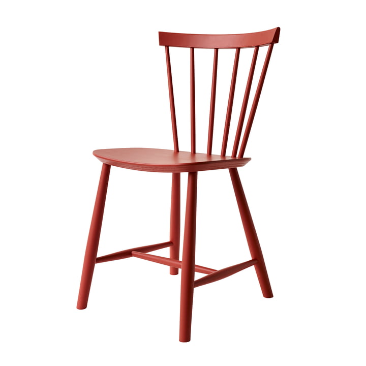 J46 Chair, red beech from FDB Møbler