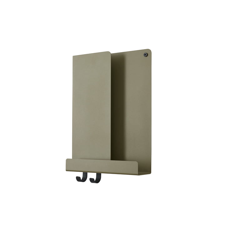 Folded Shelves 2 9. 5 x 40 cm from Muuto in olive